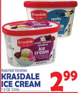 Bravo Supermarkets KRASDALE ICE CREAM offer