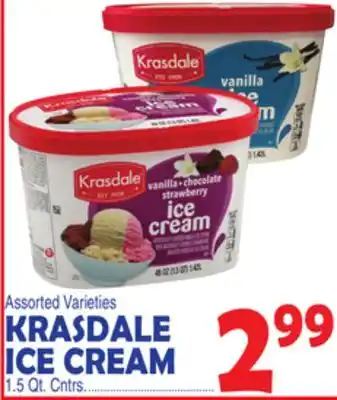 Bravo Supermarkets KRASDALE ICE CREAM offer