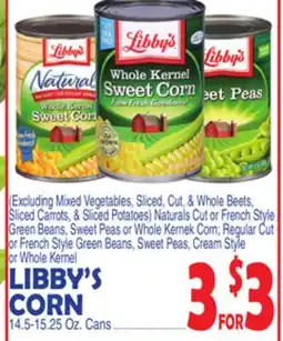 Bravo Supermarkets LIBBY'S CORN offer