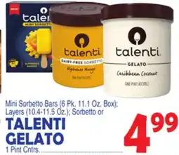 Bravo Supermarkets TALENTI GELATO offer
