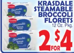Bravo Supermarkets KRASDALE STEAMABLE BROCCOLI FLORETS offer