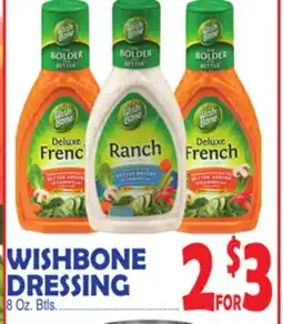Bravo Supermarkets WISHBONE DRESSING offer