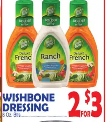Bravo Supermarkets WISHBONE DRESSING offer