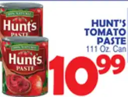 Bravo Supermarkets HUNT'S TOMATO PASTE offer