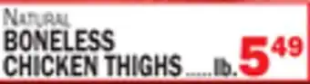 Bravo Supermarkets BONELESS CHICKEN THIGHS offer