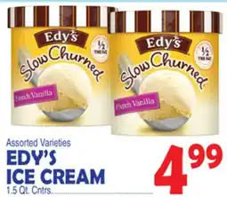 Bravo Supermarkets EDY'S ICE CREAM offer