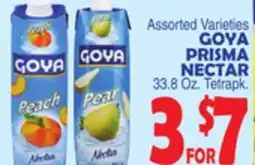 Bravo Supermarkets GOYA PRISMA NECTAR offer