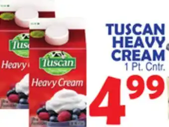 Bravo Supermarkets TUSCAN HEAVY CREAM offer
