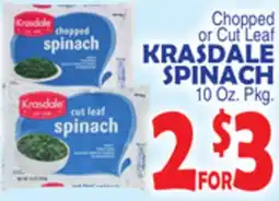 Bravo Supermarkets KRASDALE SPINACH offer