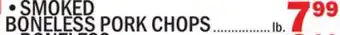 Bravo Supermarkets SMOKED BONELESS PORK CHOPS offer
