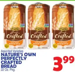 Bravo Supermarkets NATURE'S OWN PERFECTLY CRAFTED BREAD offer