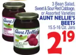 Bravo Supermarkets AUNT NELLIE'S BEETS offer