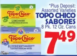 Bravo Supermarkets TOPO CHICO SABORES offer