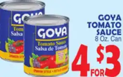 Bravo Supermarkets GOYA TOMATO SAUCE offer