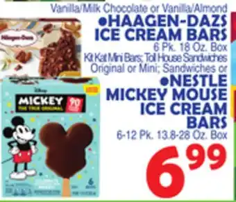 Bravo Supermarkets HAAGEN-DAZS ICE CREAM BARS 6 Pk. 18 Oz. Box offer
