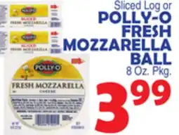 Bravo Supermarkets POLLY-O FRESH MOZZARELLA BALL offer
