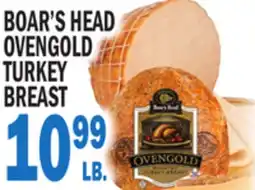 Bravo Supermarkets BOAR'S HEAD OVENGOLD TURKEY BREAST offer