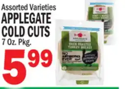 Bravo Supermarkets APPLEGATE COLD CUTS offer