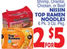 Bravo Supermarkets NISSIN TOP RAMEN NOODLES offer