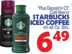 Bravo Supermarkets STARBUCKS ICED COFFEE offer