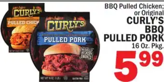 Bravo Supermarkets CURLY'S BBQ PULLED PORK offer