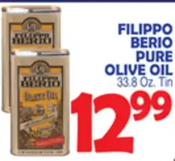 Bravo Supermarkets FILIPPO BERIO PURE OLIVE OIL offer