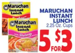Bravo Supermarkets MARUCHAN INSTANT LUNCH offer