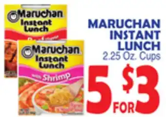 Bravo Supermarkets MARUCHAN INSTANT LUNCH offer