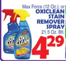 Bravo Supermarkets OXICLEAN STAIN REMOVER SPRAY offer