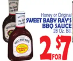 Bravo Supermarkets SWEET BABY RAY'S BBQ SAUCE offer