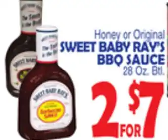 Bravo Supermarkets SWEET BABY RAY'S BBQ SAUCE offer