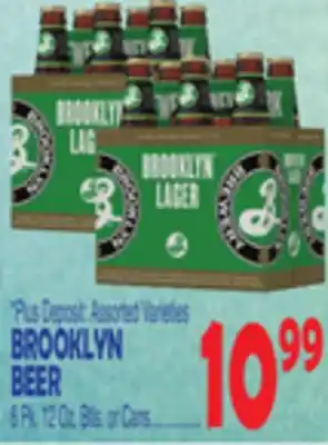 Bravo Supermarkets BROOKLYN BEER offer