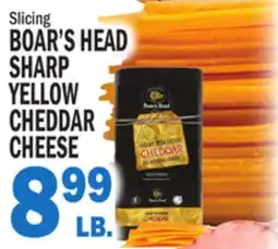 Bravo Supermarkets BOAR'S HEAD SHARP YELLOW CHEDDAR CHEESE offer