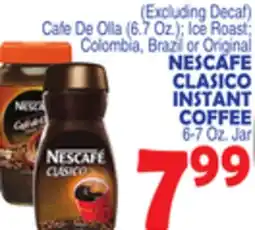 Bravo Supermarkets NESCAFE CLASICO INSTANT COFFEE offer