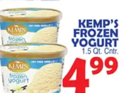 Bravo Supermarkets KEMP'S FROZEN YOGURT offer