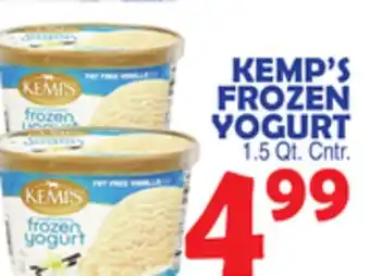Bravo Supermarkets KEMP'S FROZEN YOGURT offer