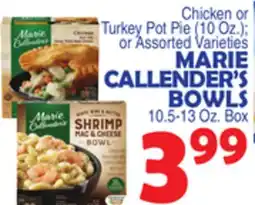 Bravo Supermarkets MARIE CALLENDER'S BOWLS offer