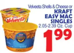 Bravo Supermarkets KRAFT EASY MAC SINGLES offer