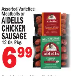 Bravo Supermarkets AIDELLS CHICKEN SAUSAGE offer