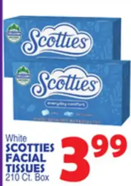 Bravo Supermarkets SCOTTIES FACIAL TISSUES offer