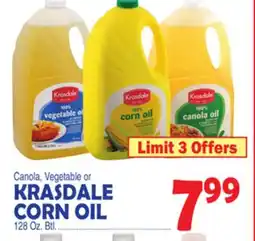 Bravo Supermarkets KRASDALE CORN OIL offer