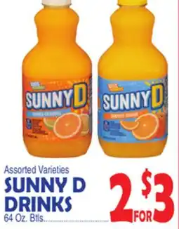 Bravo Supermarkets SUNNY D DRINKS offer
