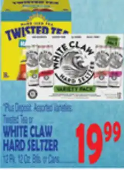 Bravo Supermarkets WHITE CLAW HARD SELTZER offer