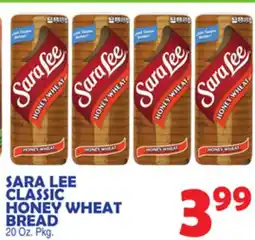 Bravo Supermarkets SARA LEE CLASSIC HONEY WHEAT BREAD offer