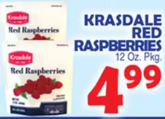 Bravo Supermarkets KRASDALE RED RASPBERRIES offer