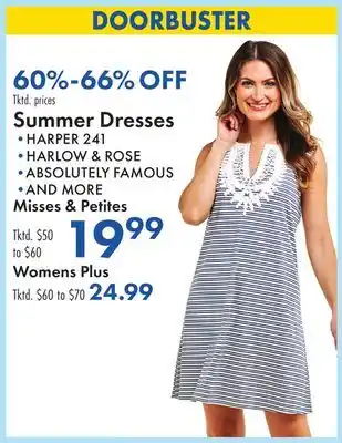 Boscov's Summer Dresses offer