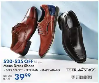 Boscov's Mens Dress Shoes offer