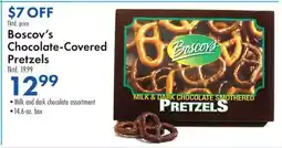 Boscov's Boscov's Chocolate-Covered Pretzels offer