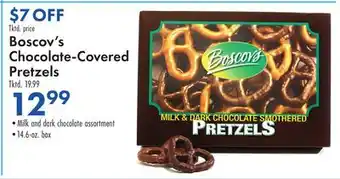 Boscov's Boscov's Chocolate-Covered Pretzels offer