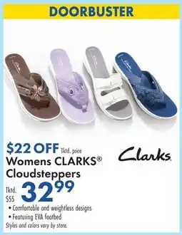 Boscov's Womens CLARKS Cloudsteppers offer